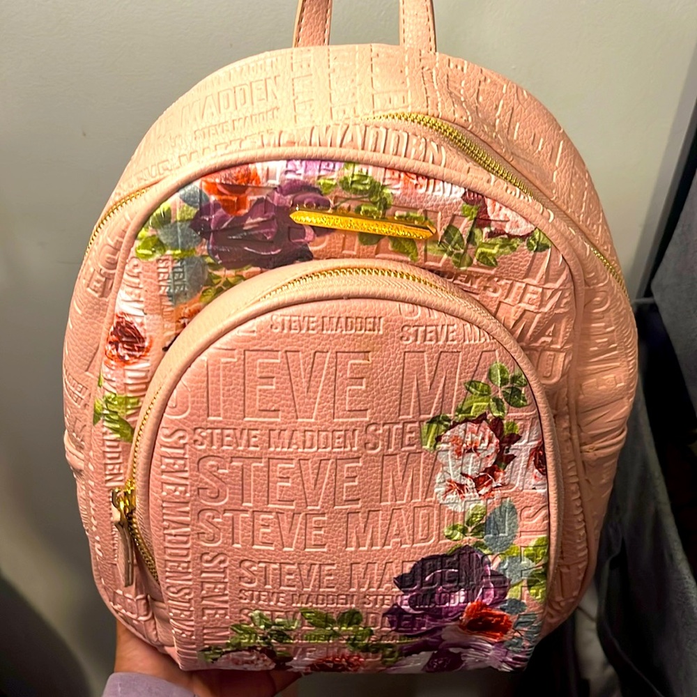 Steve Madden mini floral backpack